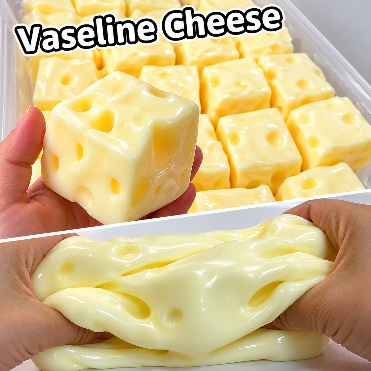Cheese Cube Sensory squishy