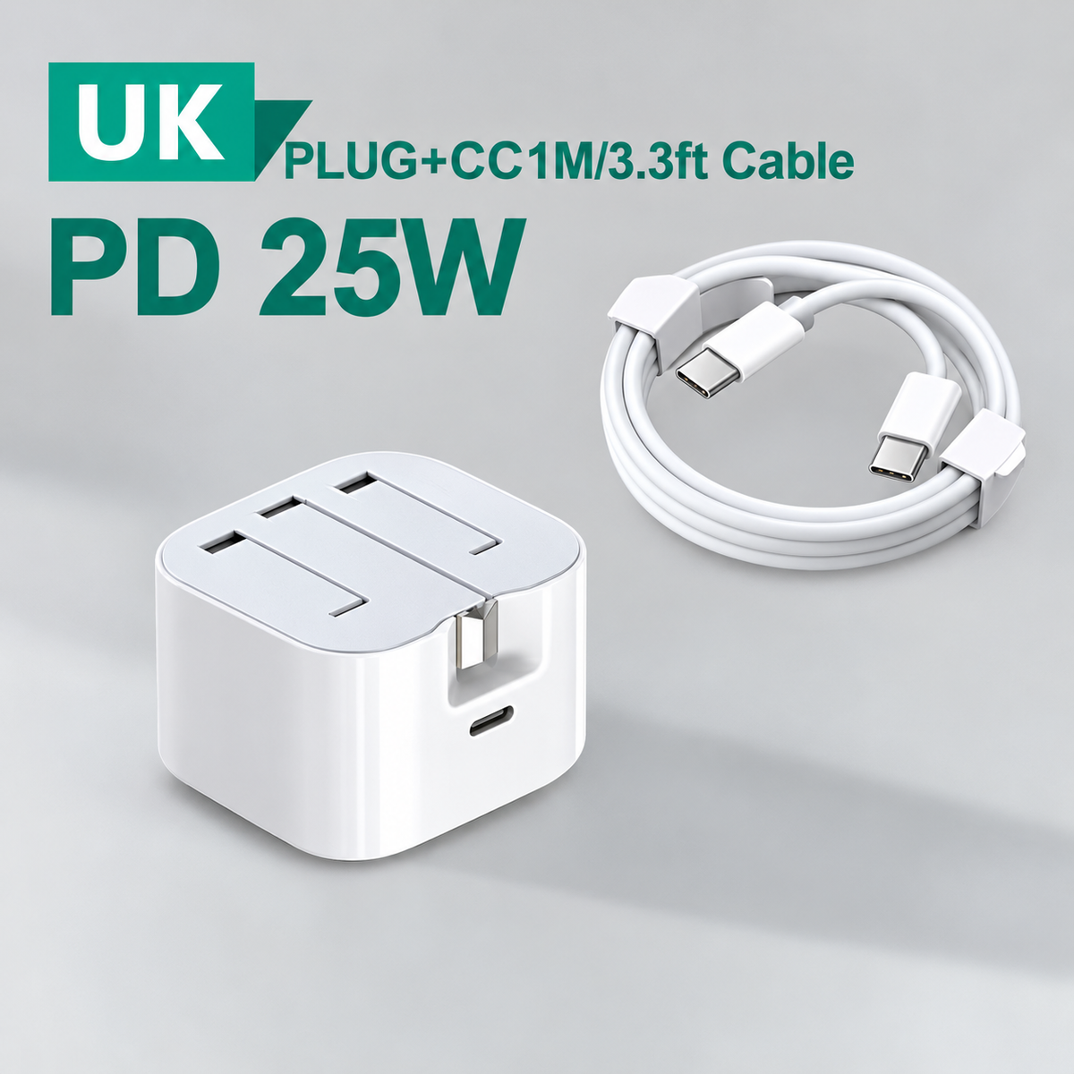 British Standard Charger USB C For iPhone 15 14 13 Pro Quick Charge