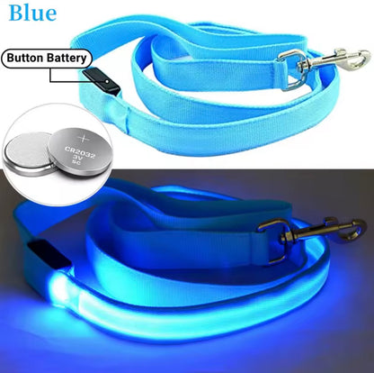 🐕 Glow-in-the-Dark Dog Lead – Brighter, Safer Night Walks 💚
