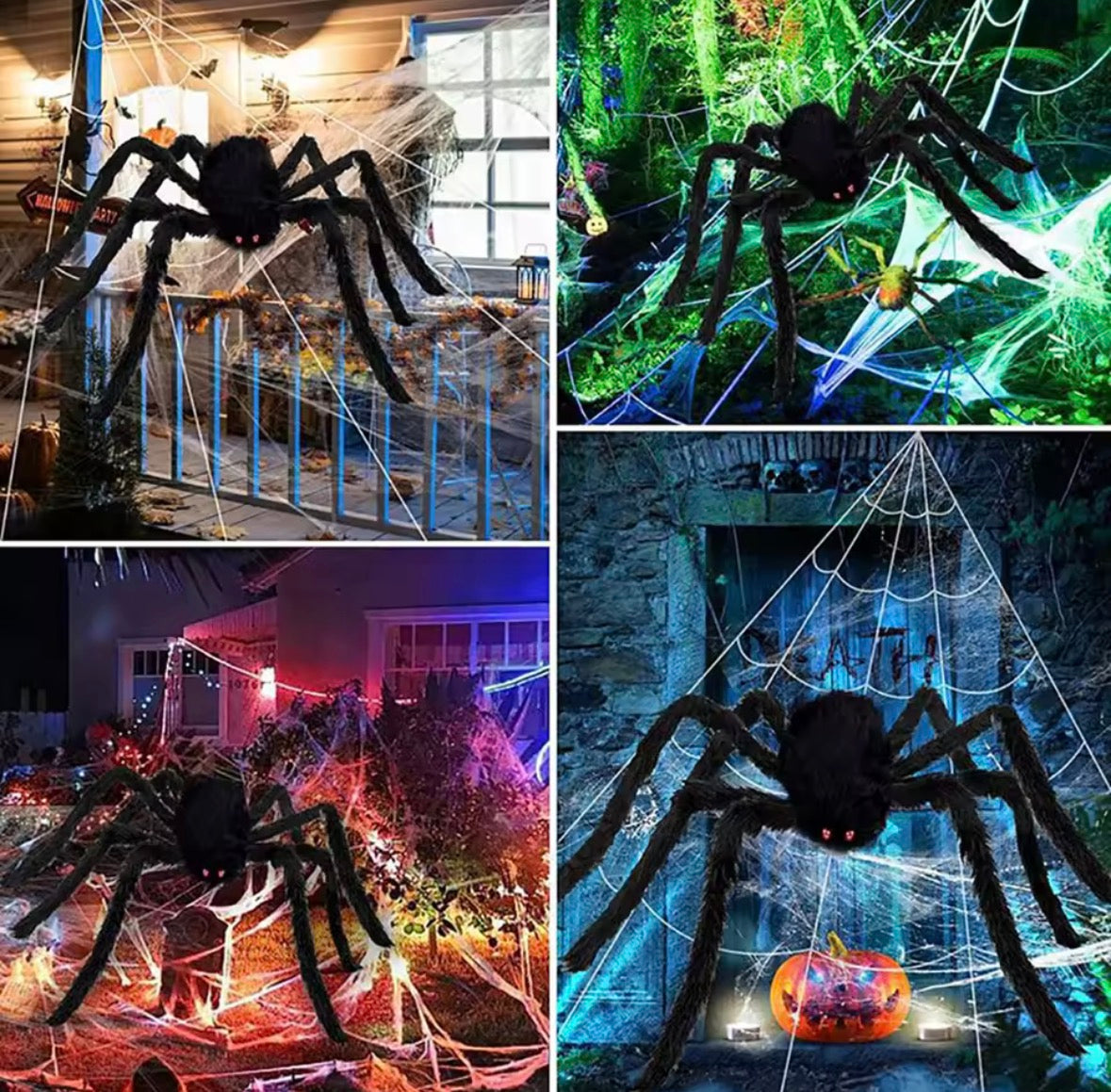 Toile d'araignée triangulaire d'Halloween