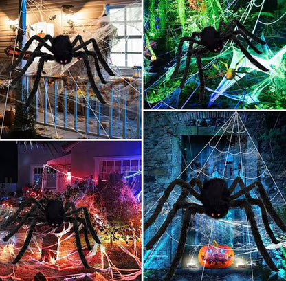 Toile d'araignée triangulaire d'Halloween