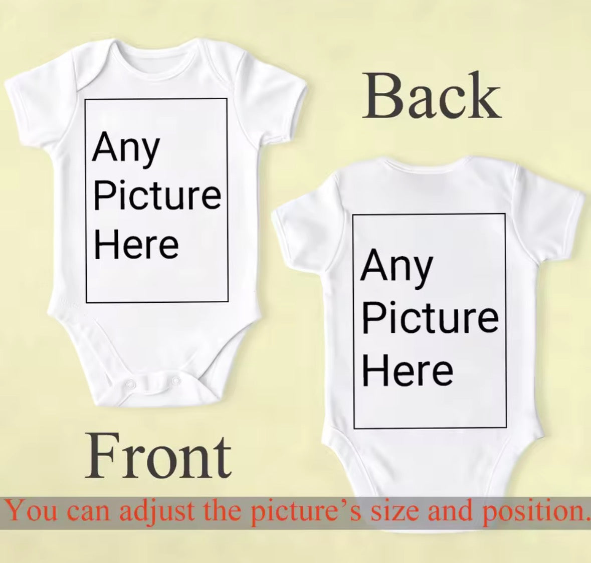 Custom Newborn Baby Onesie – Personalised Baby Grow 👶