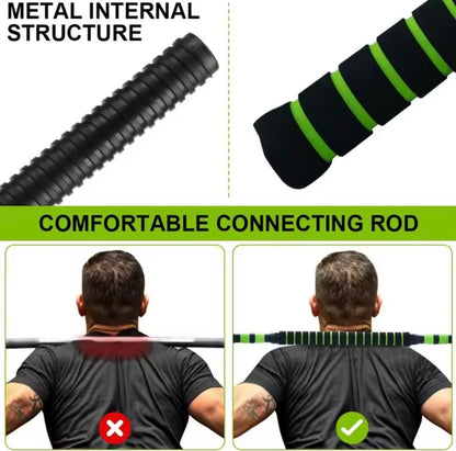 Set d'haltères réglables 4-en-1 de 30 kg, barre et kettlebell convertibles avec supports pour pompes pour salle de sport à domicile