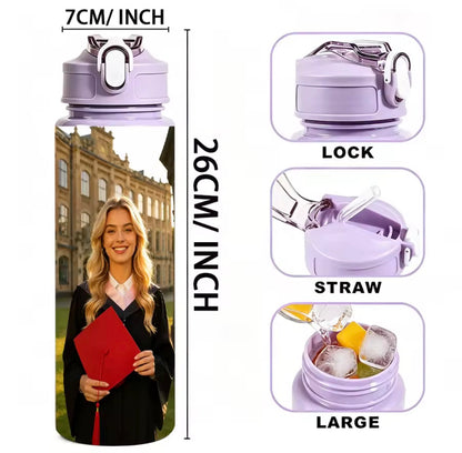 Personalised Water Bottle – Add Your Name, Photo or Logo! 💧✨