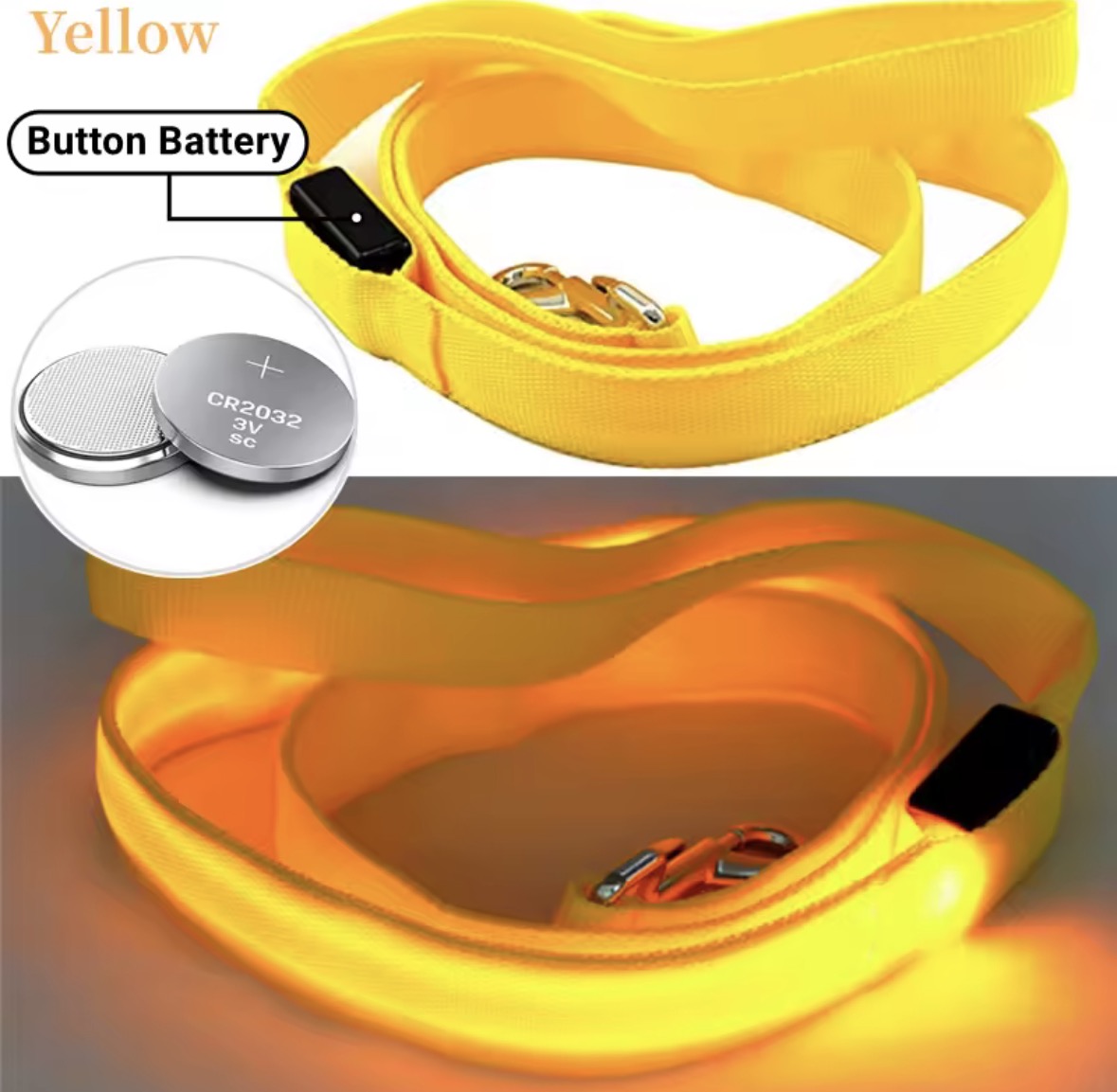 🐕 Glow-in-the-Dark Dog Lead – Brighter, Safer Night Walks 💚