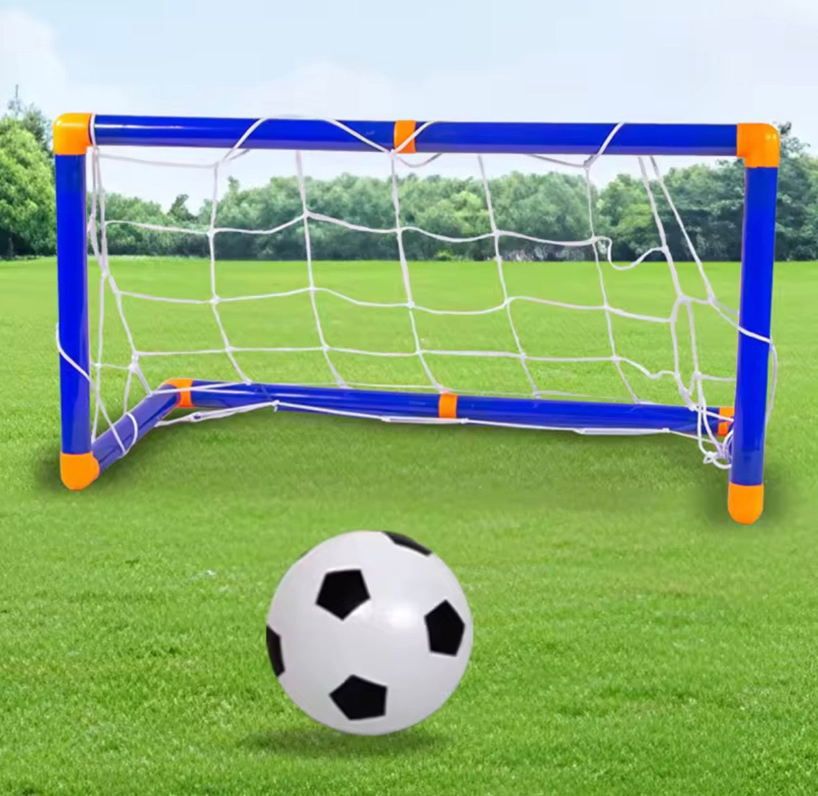 Portable Kids Football Goal Set – Lightweight Indoor & Outdoor Mini Soccer Goal