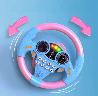 Infant Steering Wheel Toy – Interactive Lights & Sounds 🚗✨