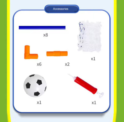 Portable Kids Football Goal Set – Lightweight Indoor & Outdoor Mini Soccer Goal