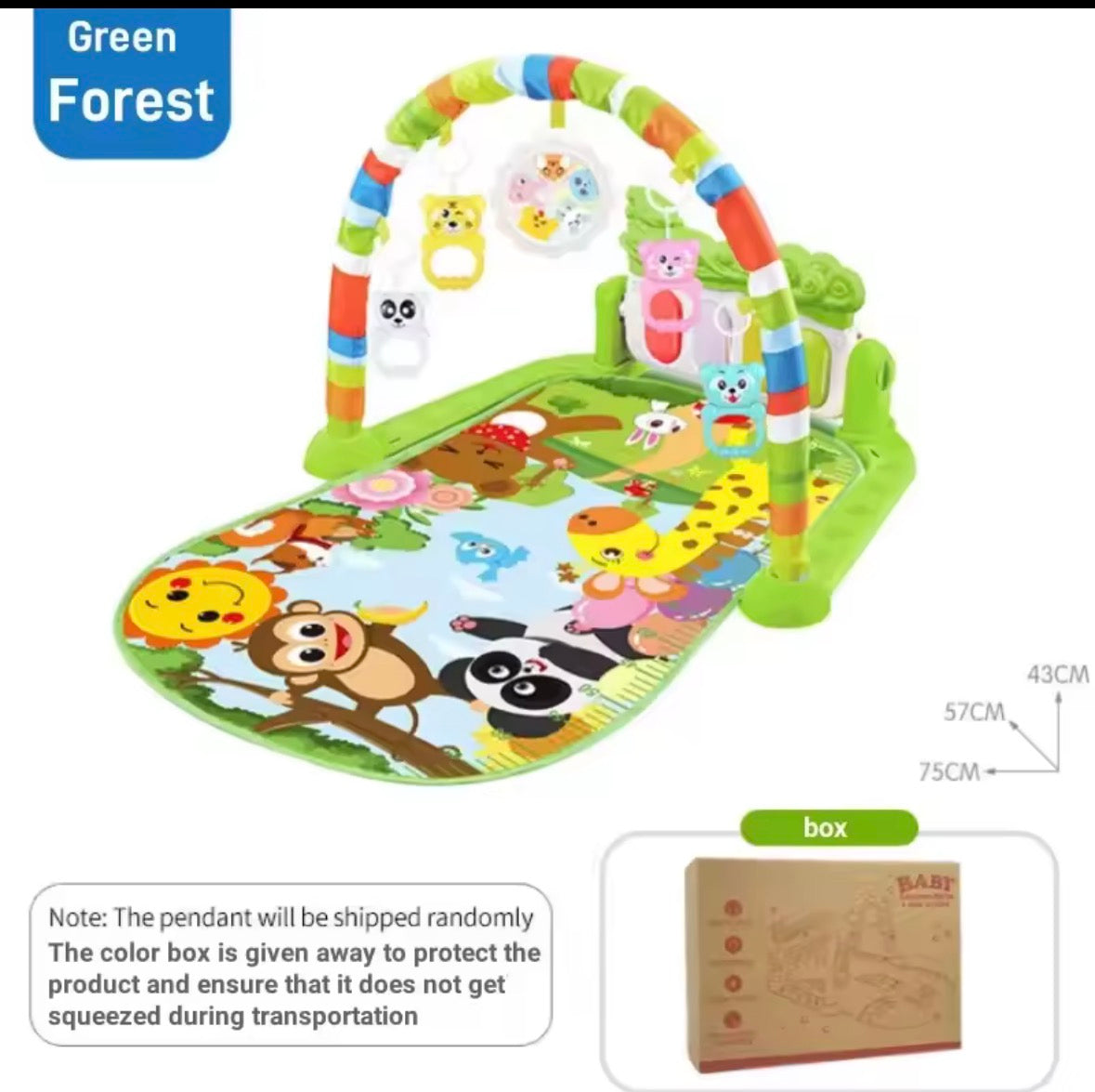 Baby Piano Play Gym – 3-in-1 Musical Activity Playmat 🎹🧸
