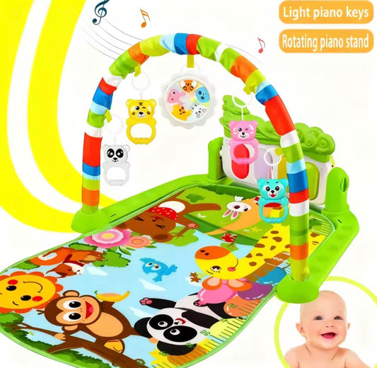 Baby Piano Play Gym – 3-in-1 Musical Activity Playmat 🎹🧸
