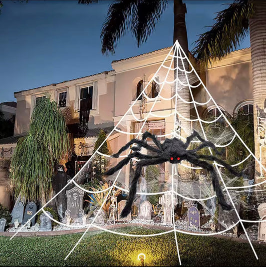 Halloween Triangle Spider Web