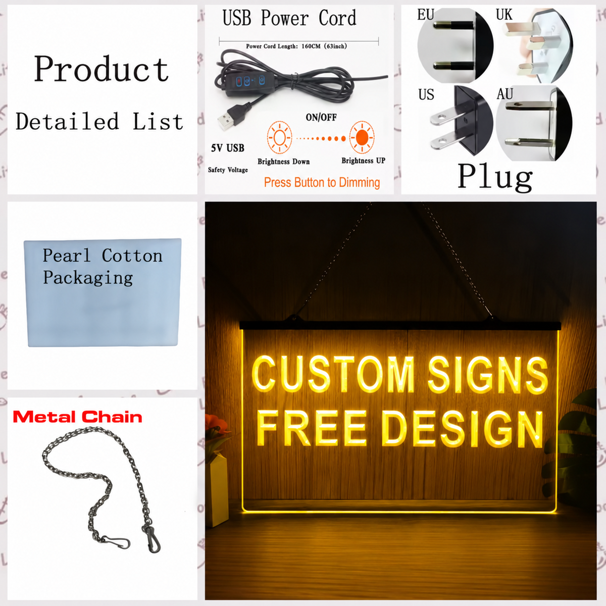 Personalised LED Neon Sign – Custom Design