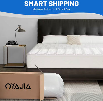 7-Inch Hybrid Pocket Sprung Mattress – Breathable Foam Comfort, Individually Wrapped Springs, Single, Double & King Sizes