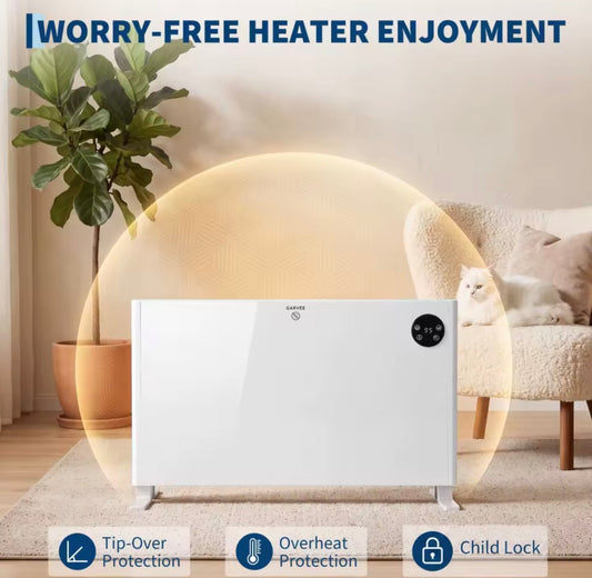 2000W Portable Electric Convector Heater – Fast, Quiet & Convenient Heating
