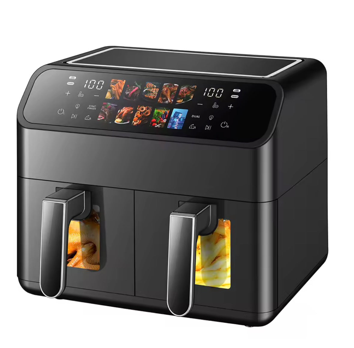 12L Dual Zone Digital Air Fryer Oven – Large Capacity, Oil-Free Cooking