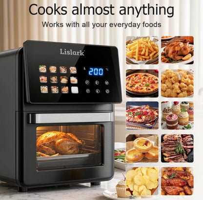 10L Digital Air Fryer Oven 1350W – Oil-Free Multi-Function Cooker, Roast, Bake, Grill & 360° Convection Cooking