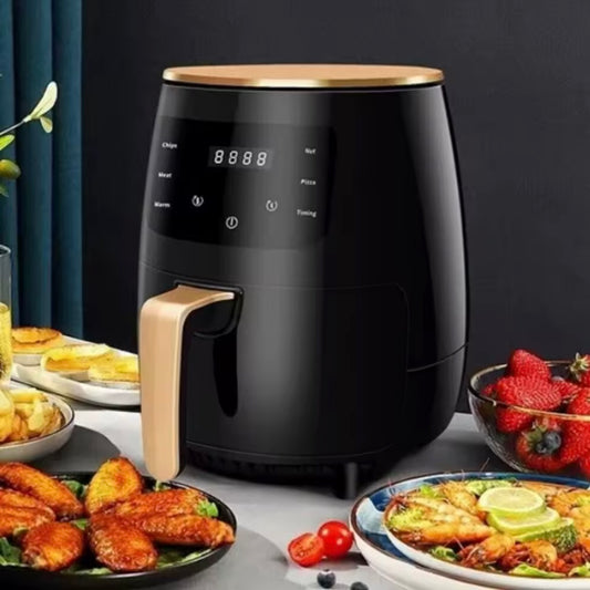 6L Digital Air Fryer – Large Capacity Oil-Free Cooker with Touchscreen Controls, Multifunction Cooking & Modern Design
