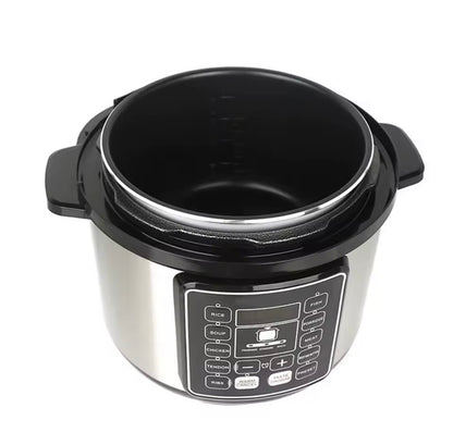 6L 10-in-1 Digital Electric Pressure Cooker 1050W – Multifunctional Slow Cooker, Rice Cooker, Sauté & Keep Warm with 24H Delay Timer