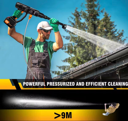 🚿 Cordless Pressure Washer – Includes 2 Batteries!