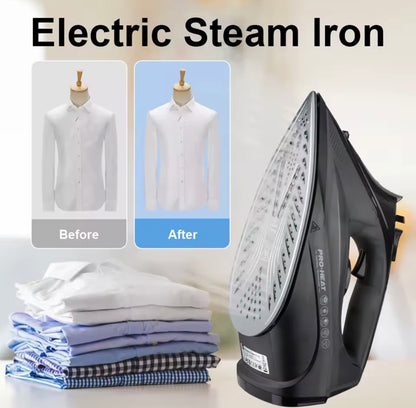 2200W Portable Handheld Steam Iron – 150g/min Steam Boost, 320ml Water Tank & Ceramic Soleplate