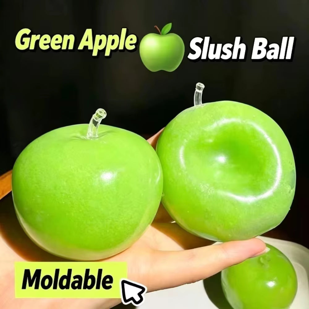 Grüner Apfel Slushie-Squishy